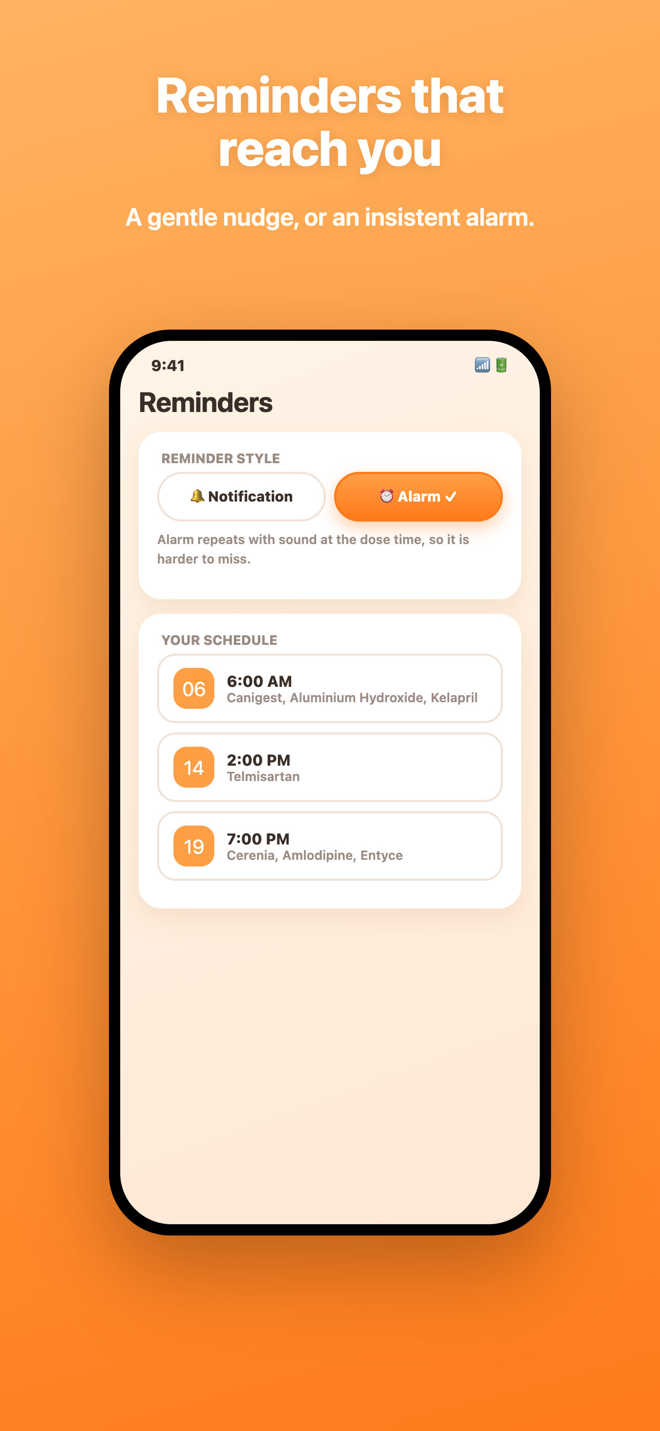 Reminders